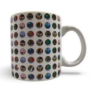 2016 Just Funky Pokémon Pokeball 20 Fl Oz 4.25‎ Inch Coffee Tea Mug Cup